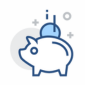 Piggy bank icon